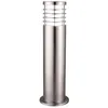 Image de Eglo - Louvre Outdoor - 1lt Outdoor Borne (hauteur 45cm), Acier Inoxydable, Claire Polycarbonate