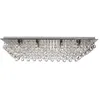 Image de Searchlight - Hanna - Plafonnier À 8 Ampoules Au Fini Chrome Avec Décoration En Cristal, G9