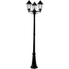Image de Alex - Lampadaire Extérieur À 3 Ampoules Noir Ip44, E27 - Searchlight