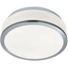 Image de Plafonnier, argenté, blanc, 23 cm, DISCS