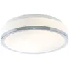 Image de Eglo - Searchlight Discs - Plafonnier À 2 Ampoules Au Fini Chrome, Opale Ip44, E27