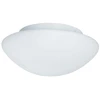 Image de Searchlight - Plafonnier Tokyo 1l Salle De Bain Ip44 Clii Metal Blanc Verre Opale E27 Max 60w Diam 23cm