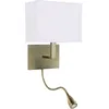 Image de Lampe Led Murale En Laiton Antique Mouvement Variable Chambre À Coucher Eclairage
