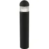 Image de Bronx - Borne D'Extérieur À 1 Ampoule Noire Avec Diffuseur En Polycarbonate Ip65, E27 - Searchlight