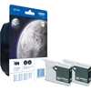Image de brother LC1000BKBP2 brother LC-1000BK cartouches d'impression noires, jeu de 2 pièces