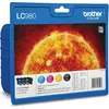 Image de Brother LC980VALBP - Pack de 4 - noir, jaune, cyan, magenta - original - sous blister - cartouche d'encre