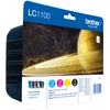 Image de Brother LC1100 Value Pack - 4er-Pack - Schwarz, Gelb, Cyan, Magenta - original - Tintenpatrone - für Brother DCP-185, DCP-385, DCP-6690, MFC-490, MFC-5490, MFC-5890, MFC-6490, MFC-990