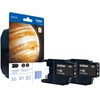 Image de Brother LC1240 Twin-Pack - Cartouche d'impression - 2 x noir - 600 pages - sous blister avec alarme sonore/électromagnétique - pour DCP J525W, J725DW, J925DW, MFC J430W, J5910DW, J625DW, J6510DW, J6710DW, J6910DW, J825DW (LC1240BKBP2DR)