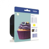 Image de Brother LC123Y - Rendement élevé - jaune - original - sous blister - cartouche d'encre - pour Brother DCP-J100, J105, J132, J152, J552, J752, MFC-J245, J470, J650, J6520, J6720, J6920