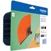 Image de Brother LC129XL Value Pack - Cartouche d'impression - 1 x noir, jaune, cyan, magenta - 2400 pages - sous blister avec protection antivol - pour MFC J6920DW (LC129XLVALBPDR)