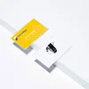 Image de Avery Kit Portabadge Combi 4820 Avec Épingle Et Clip, 50 Porte-badge + 50 Inserts Imprimables, 54x90 Mm, Transparent