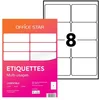 Image de Étiquette Multi-usages 99,1 X 67,7 Mm Avery Office Star Blanche - Boîte De 800