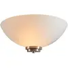 Image de Applique murale WELLES chromée satinée 1xE27x20W verre, dimensions : 13x30x15 cm, IP20, Endon