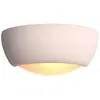 Image de Applique murale ETON blanche 1xE27x20W, céramique / plâtre, dimensions : 12x26,5x13 cm, IP20, Endon