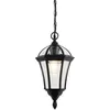 Image de Drayton - Lanterne De Plafond Extérieure À 1 Ampoule Suspendue Noire Ip44, E27 - Endon