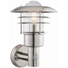Image de Dexter - 1 Lumière Murale Extérieure En Acier Inoxydable Poli, Verre Ip44, E27 - Endon