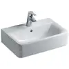 Image de Ideal Standard - Connect Space - Lavabo Cube 550x375x175 Mm, Avec Déversoir, Ouverture Pour Mitigeur, Avec Ideal Plus, Blanc