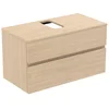 Image de Ideal Standard E3499us Wt Meuble Sous-lavabo Finesse Découpe G/d