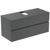 Image de Ideal Standard E3504y2 Armoire Sous-lavabo Finesse Découpe Centrale
