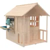 Image de Tp Toys   Cabane De Jardin Pour Enfant En Bois Fsc®   Plancher, Véranda Et Cuisine Intégrée   Dimensions L.134 X L.136,7 X H.134 Cm   Surface 1,83 M²