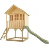 Image de Tp Toys   Cabane De Jardin Pour Enfant Sur Pilotis En Bois Fsc   Bac À Sable Ombragé   Toboggan 1,75m   Dimensions L.306 X L.137 X H.230 Cm