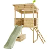 Image de Tp Toys   Cabane De Jardin Pour Enfant En Bois Fsc   2 Étages Avec Toboggan 175 Cm   Hauteur Plateforme 87 Cm   Surface 4,02 M²