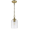 Image de Lampe suspendue Hounslow en laiton oxydé 1xE27 60W Feiss
