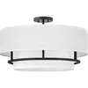 Image de Plafonnier noir / blanc Graham 4xE14 40 W Hinkley
