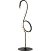 Image de Lampe de table moderne flamant noir LED 6W Flamingo Elstead