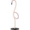 Image de Lampe de table LED moderne Flamingo rose et blanche, 6 W, blanc chaud, 420 lm, plastique, dimensions : 50 x 15 x 15 cm, IP20, Elstead