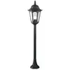 Image de Lampe sur pied d'extérieur Parish noir E27 60W