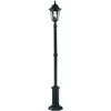 Image de Parish - Lampadaire Extérieur 1 Lumière Noir Ip44, E27 - Elstead