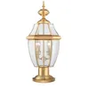 Image de Newbury - Guéridon Extérieur À 2 Ampoules En Laiton Poli Ip44, E14 - Elstead