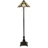 Image de Elstead - Inglenook - Lampadaire À 2 Lampes Bronze, Verre Tiffany, E27