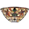 Image de Elstead - Kami - Lampadaires Tiffany À 2 Lumières Vintage Bronze, E14