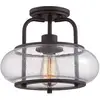 Image de Luminaires de plafond Elstead Trilogy, douille E27, finition bronze vieilli