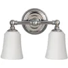 Image de Elstead - Huguenot Lake - Miroir De Salle De Bain À 2 Lumières, Chrome Poli Ip44, G9