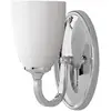 Image de Applique de salle de bain Perry, chrome poli, 1xG9x3W, métal, dimensions : 22,2 x 11,7 x 17,8 cm, IP44, Feiss