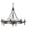 Image de Elstead Warwick - Lustre À 6 Ampoules Au Fini Noir Graphite, E14