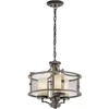 Image de Elstead - Ahrendale - Lustre Suspendu À 3 Lampes, Fer À Mailles, E27