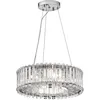 Image de Crystal Skye - Suspension À 6 Ampoules Au Fini Chrome Avec Cristaux, G9 - Elstead