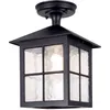 Image de Elstead Winchester - Lanterne De Plafond Extérieure À 1 Ampoule Noire Ip43, E27