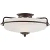 Image de Griffin plafonnier bronze Quoizel QZ-GRIFFIN-F-PN