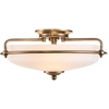 Image de Griffin plafonnier Laiton vieilli Quoizel QZ-GRIFFIN-F-WS