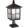 Image de Winchester - Lanterne Sur Piédestal D'Extérieur À 1 Ampoule Noire Ip43, E27 - Elstead