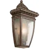 Image de Venetian Rain - Demi-lanterne Murale Extérieure À 1 Ampoule Bronze Brossé Ip44, E14 - Elstead