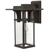 Image de Elstead Manhattan Applique murale extérieure E27 47cm bronze huilé IP44