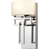 Image de Applique murale Lanza, chrome poli, 1xG9x3W, métal, dimensions : 30,5 x 18,4 x 12,7 cm, IP44, Hinkley