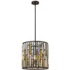 Image de Lustre vintage Gemma bronze 3xE14x60W cristal, dimensions : 154,3 x 40,6 x 40,6 cm, IP20, Hinkley