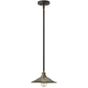 Image de Suspension Rigby bronze et laiton, 1xE27x60W, métal, dimensions : 94,7 x 25,4 x 25,4 cm, IP20, Hinkley